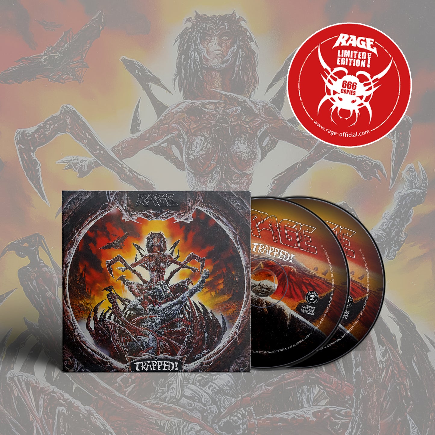 Rage 2 CD "Trapped!" Digipack