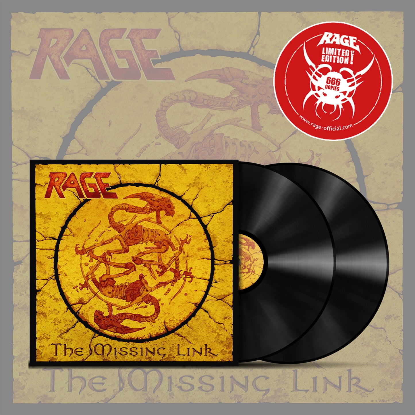 Rage LP "The Missing Link" Gatefold Double Vinyl