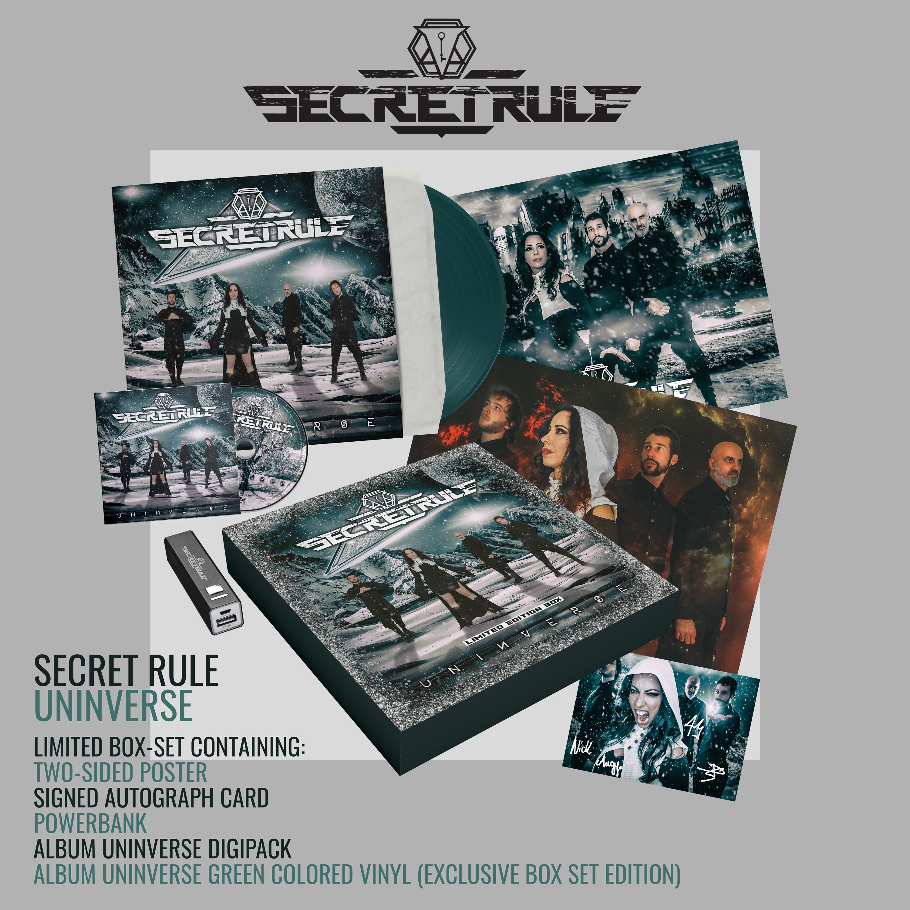 Secret Rule Box "Uninverse" Vinyl & Digipak CD – Lucky Bob Shop