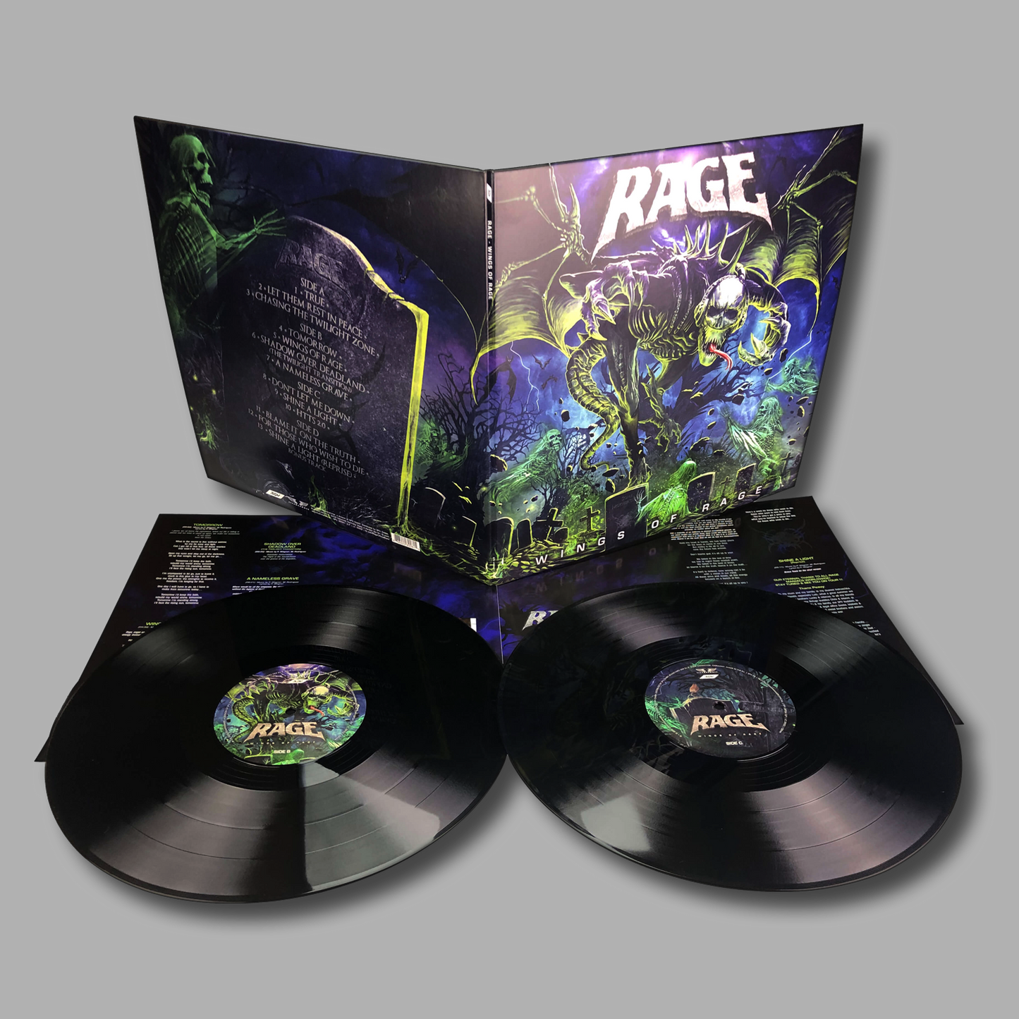 Rage LP "Wings Of Rage" Gatefold Double Vinyl