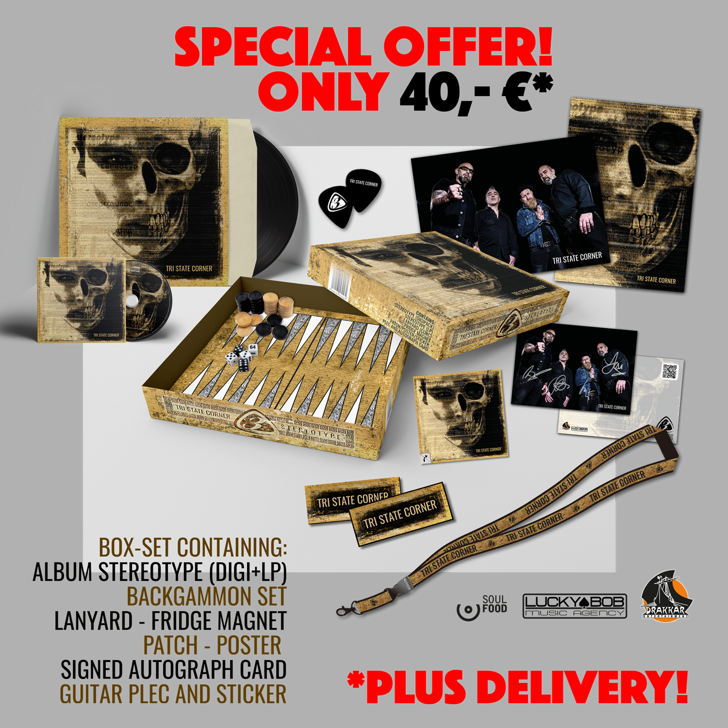 Box "Stereotype" Vinyl & Digipack CD