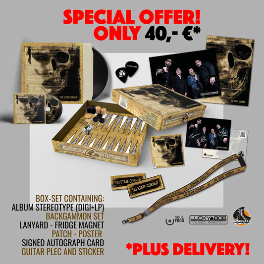 Tri State Corner Box "Stereotype" Vinyl & Digipack CD