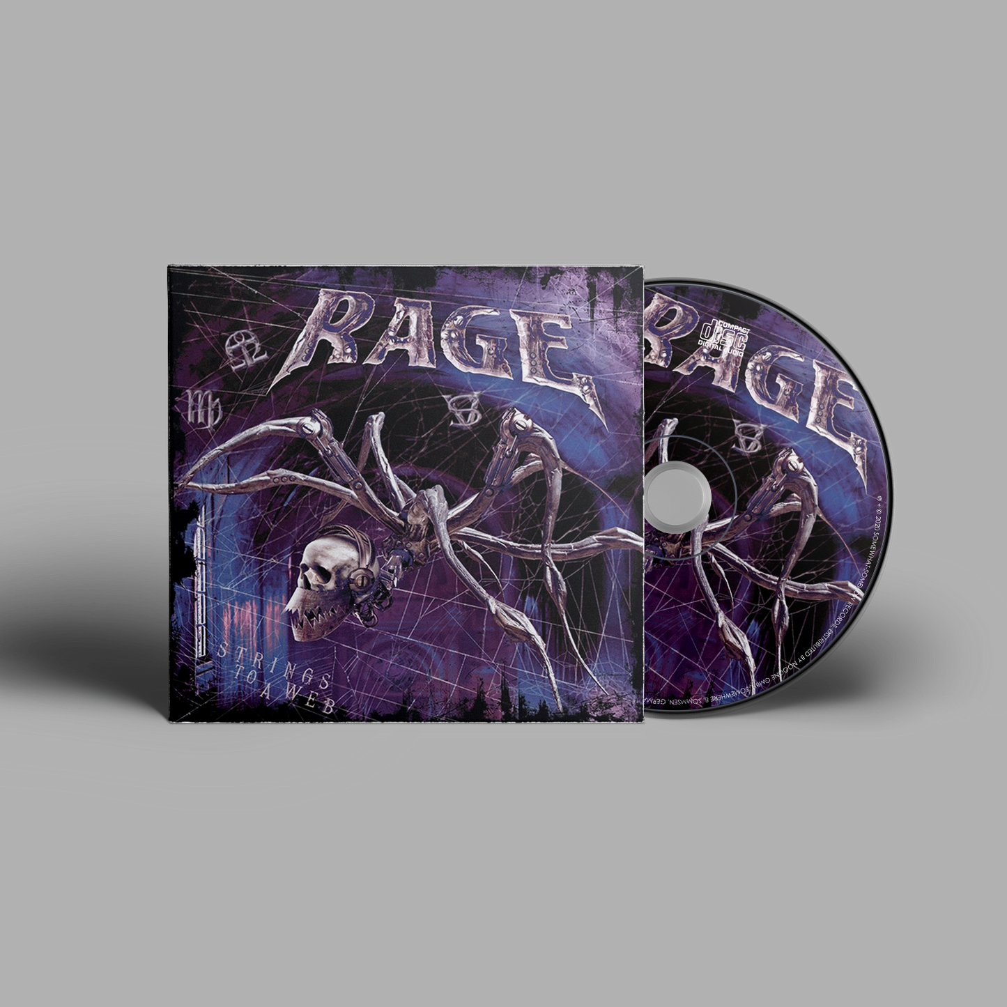 Rage CD "Strings To A Web" LTD. CD + DVD