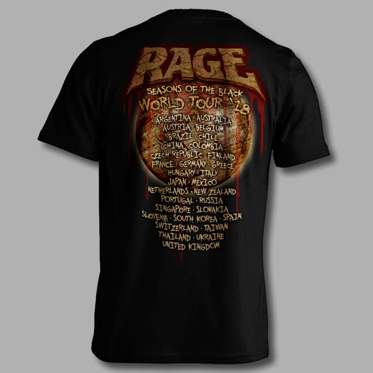 T-Shirt "Seasons Of The Black World Tour"